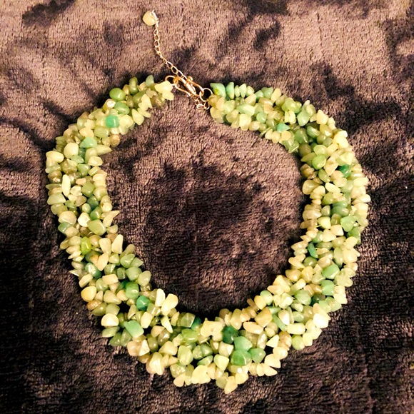 Genuine Aventurine Crystal Necklace and Bracelet Jewelry Set, Handcrafted - Picture 4 of 8